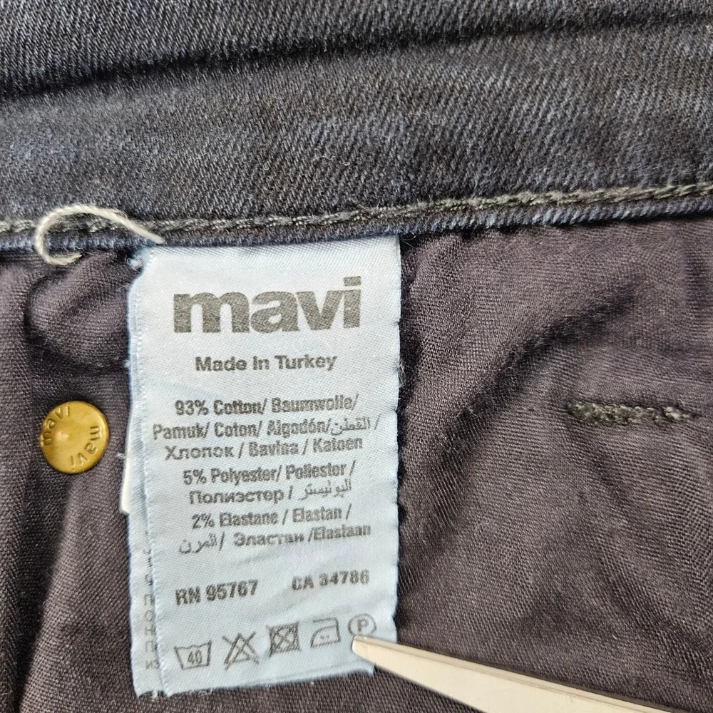 Mavi Jeans Mens 33x32 Dark Wash Straight Leg Denim Pants Indigo Blue 0033715171